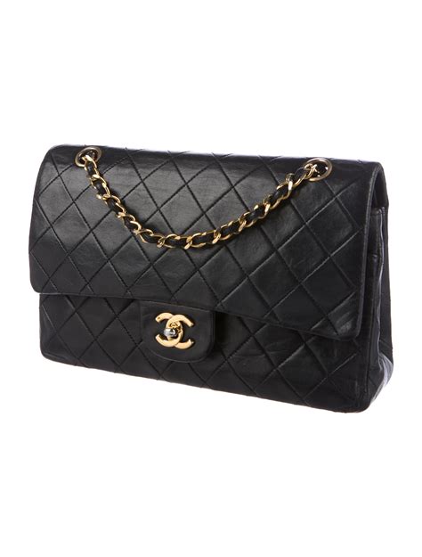 vintage chanel classic flap medium|Chanel vintage full flap.